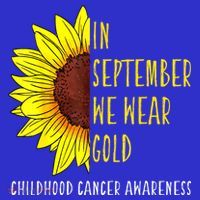 In September Wear Gold Childhood Cancer Awareness Sunflower T-Shirt thumb 7