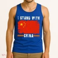 I Stand With China Flag Chinese Flag Great Gift Tank Top thumb 3