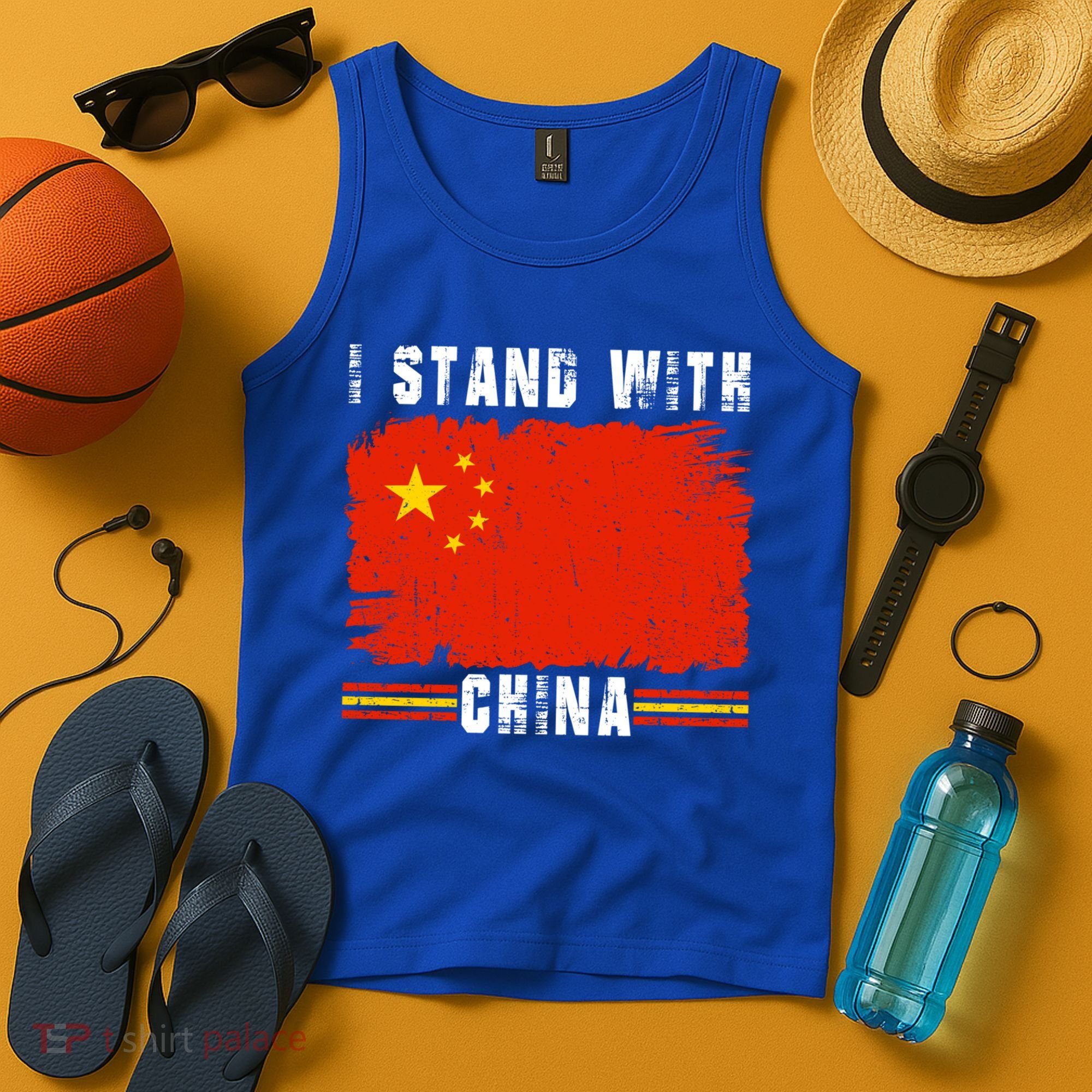 I Stand With China Flag Chinese Flag Great Gift Tank Top