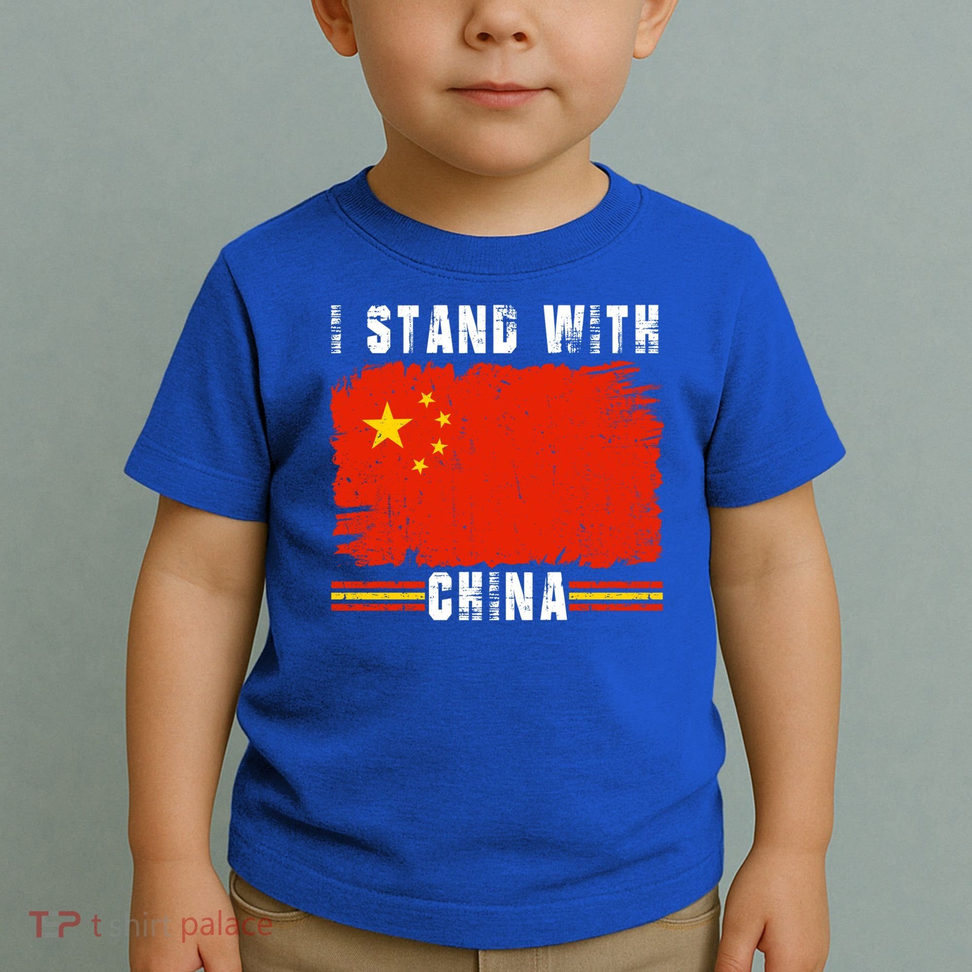 I Stand With China Flag Chinese Flag Great Gift Toddler T-Shirt