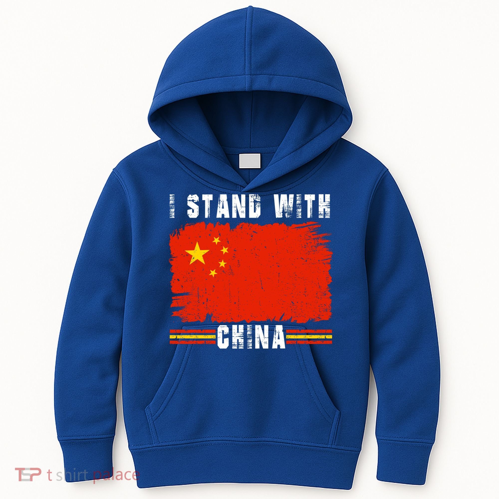 I Stand With China Flag Chinese Flag Great Gift Kids Hoodie