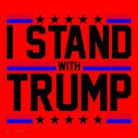 I Stand With Trump Usa Election Santa Hat thumb 1