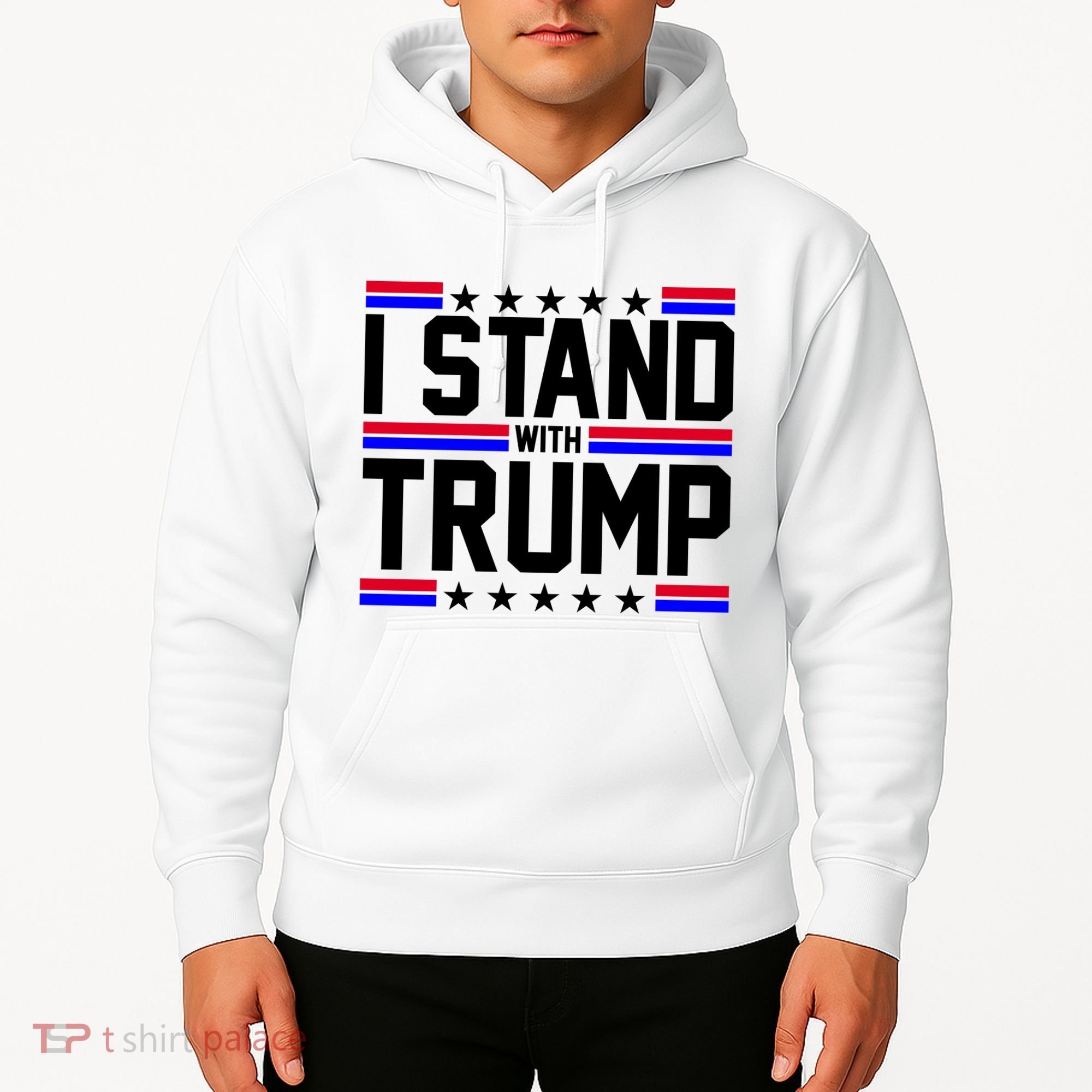 I Stand With Trump Usa Election Hoodie