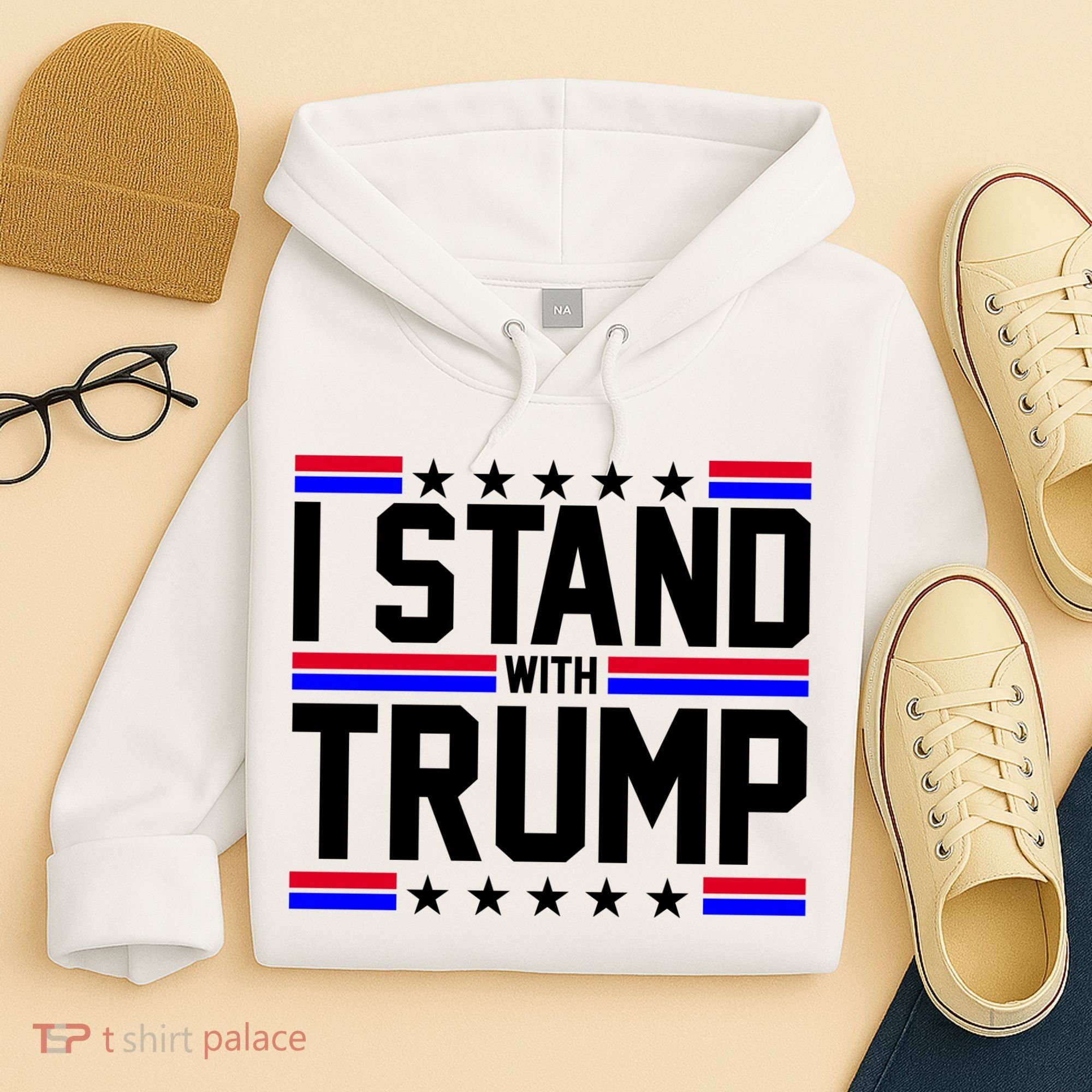 I Stand With Trump Usa Election Hoodie