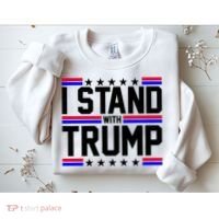 I Stand With Trump Usa Election Sweatshirt thumb 2
