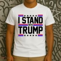 I Stand With Trump Usa Election T-Shirt thumb 3