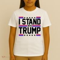 I Stand With Trump Usa Election T-Shirt thumb 4