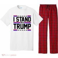 I Stand With Trump Usa Election Pajama Set thumb 0