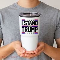 I Stand With Trump Usa Election Tumbler thumb 2