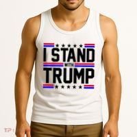 I Stand With Trump Usa Election Tank Top thumb 3