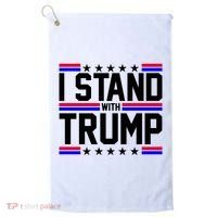 I Stand With Trump Usa Election Golf Towel thumb 0