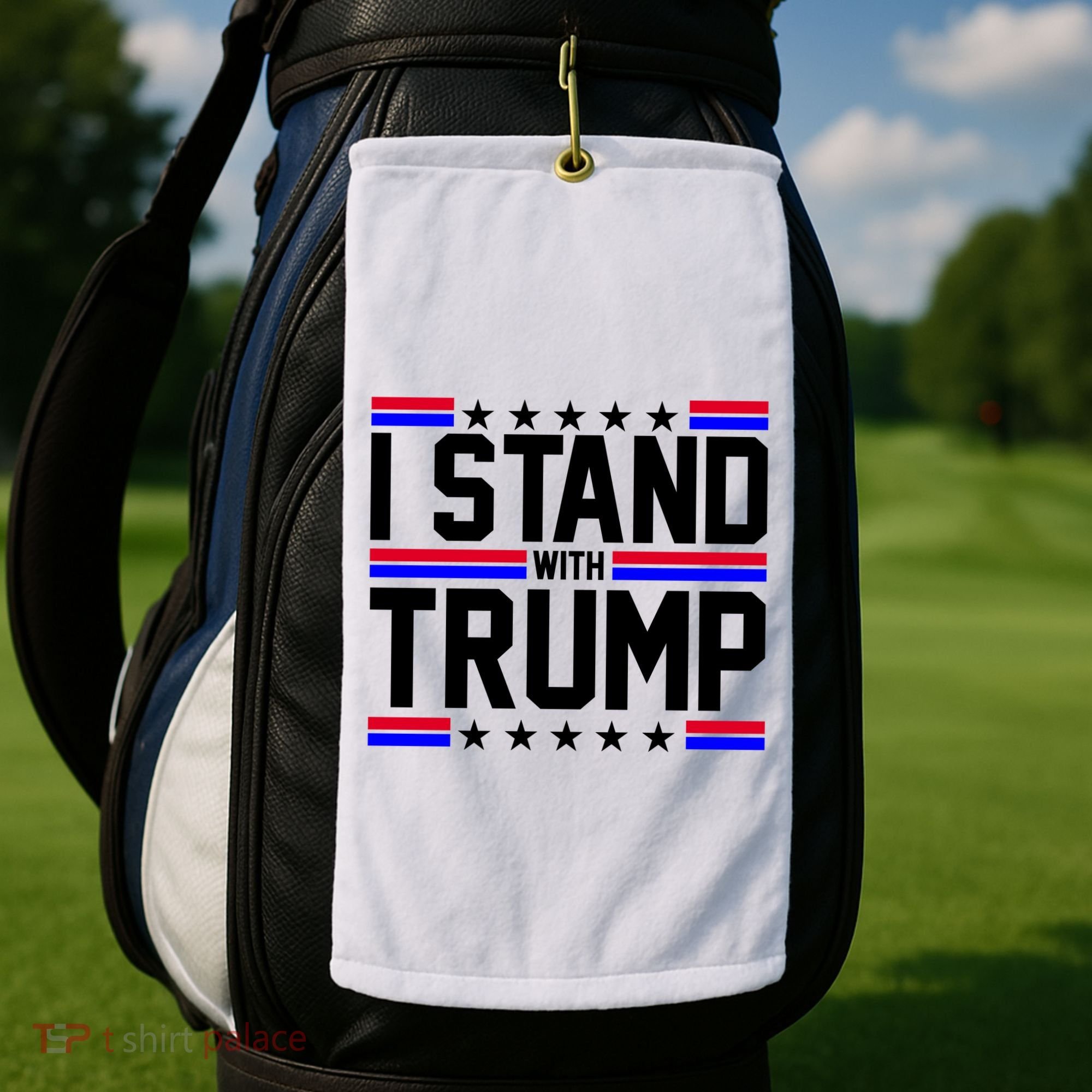 I Stand With Trump Usa Election Golf Towel