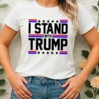 I Stand With Trump Usa Election Women's T-Shirt thumb 2