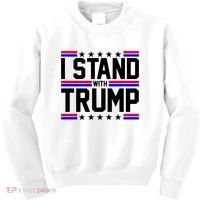 I Stand With Trump Usa Election Kids Sweatshirt thumb 0