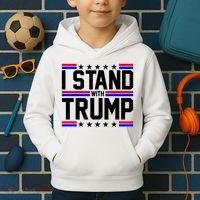 I Stand With Trump Usa Election Kids Hoodie thumb 2