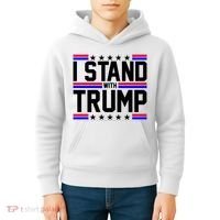 I Stand With Trump Usa Election Kids Hoodie thumb 4