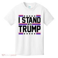 I Stand With Trump Usa Election Kids T-Shirt thumb 0