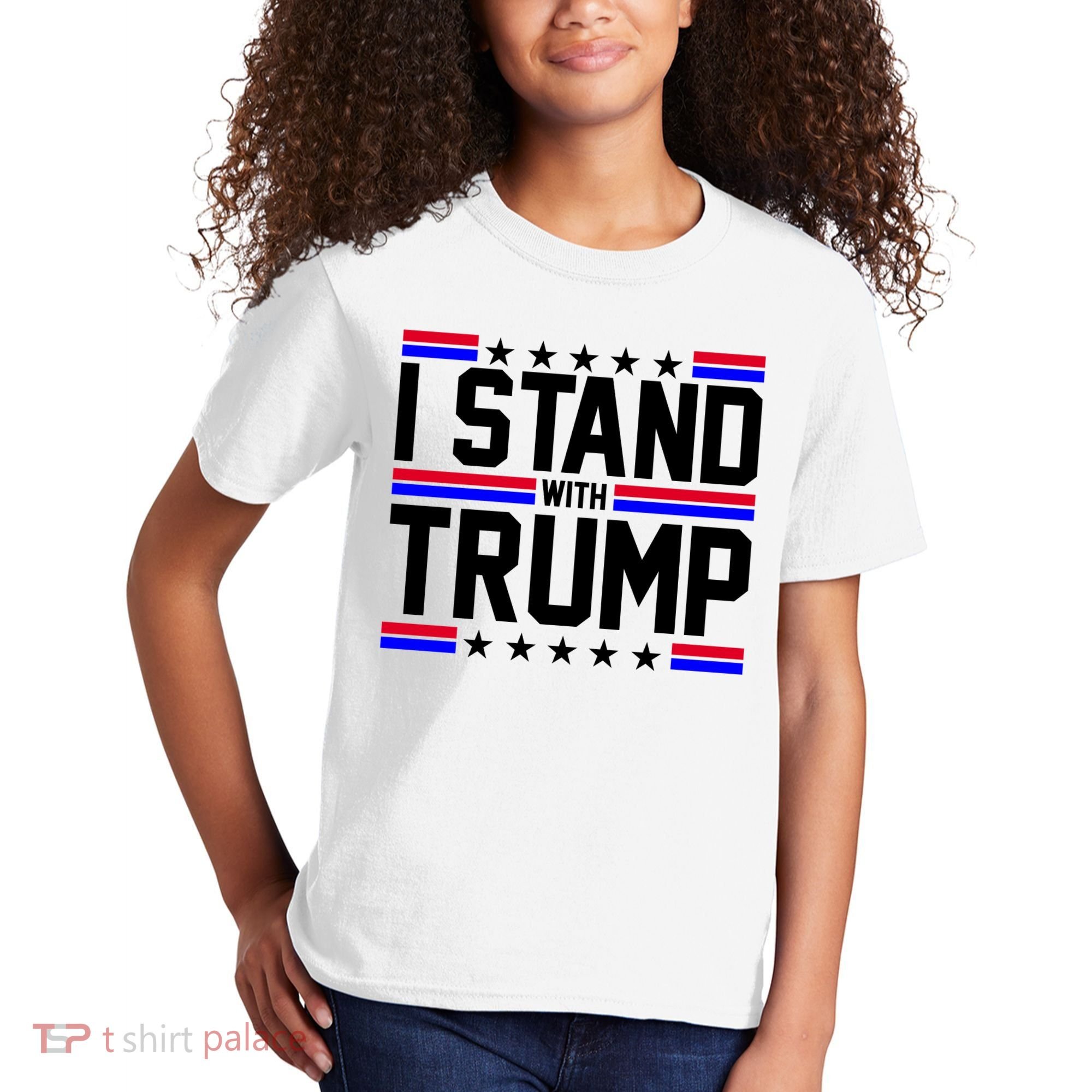 I Stand With Trump Usa Election Kids T-Shirt
