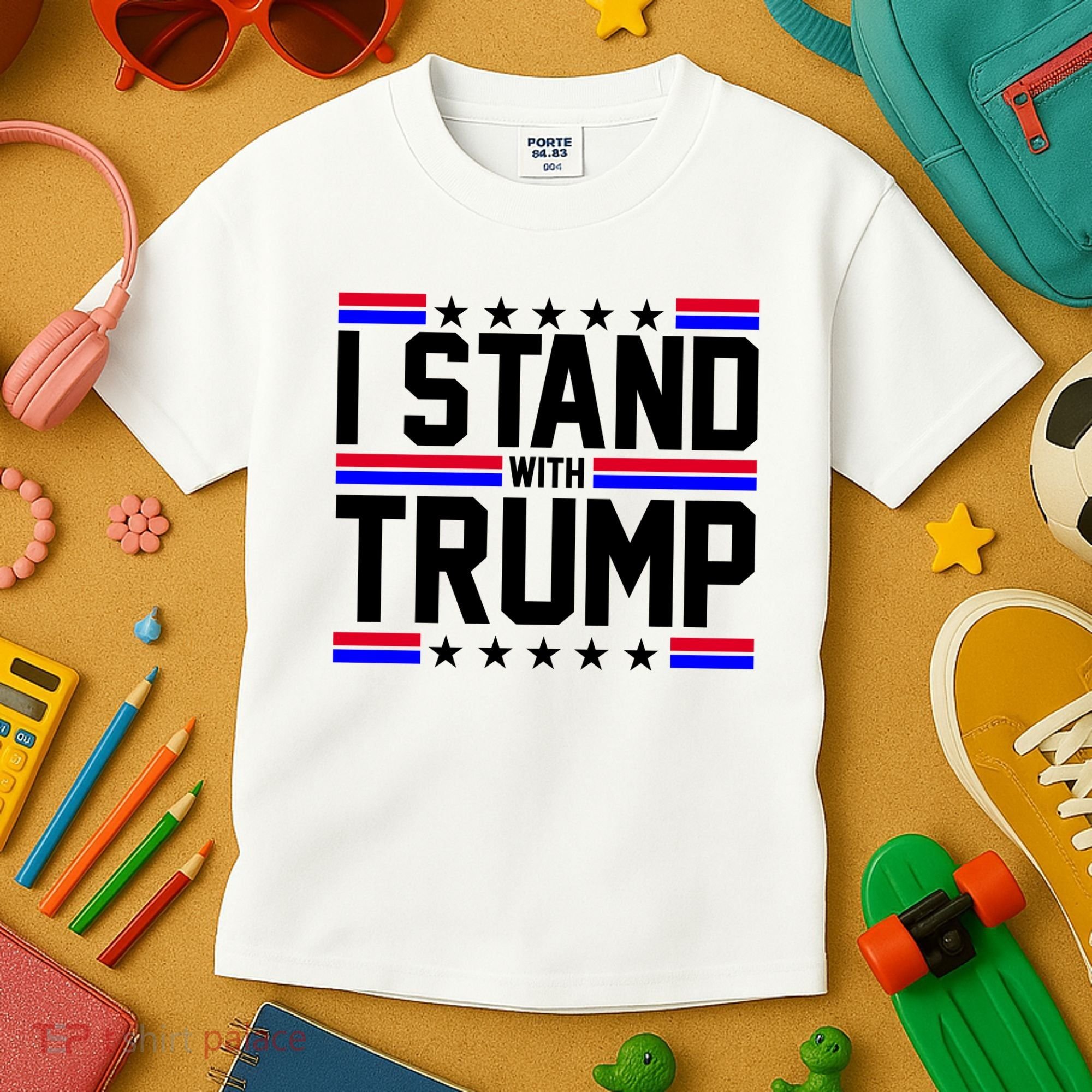 I Stand With Trump Usa Election Kids T-Shirt