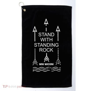 I Stand With Standing Rock Golf Towel