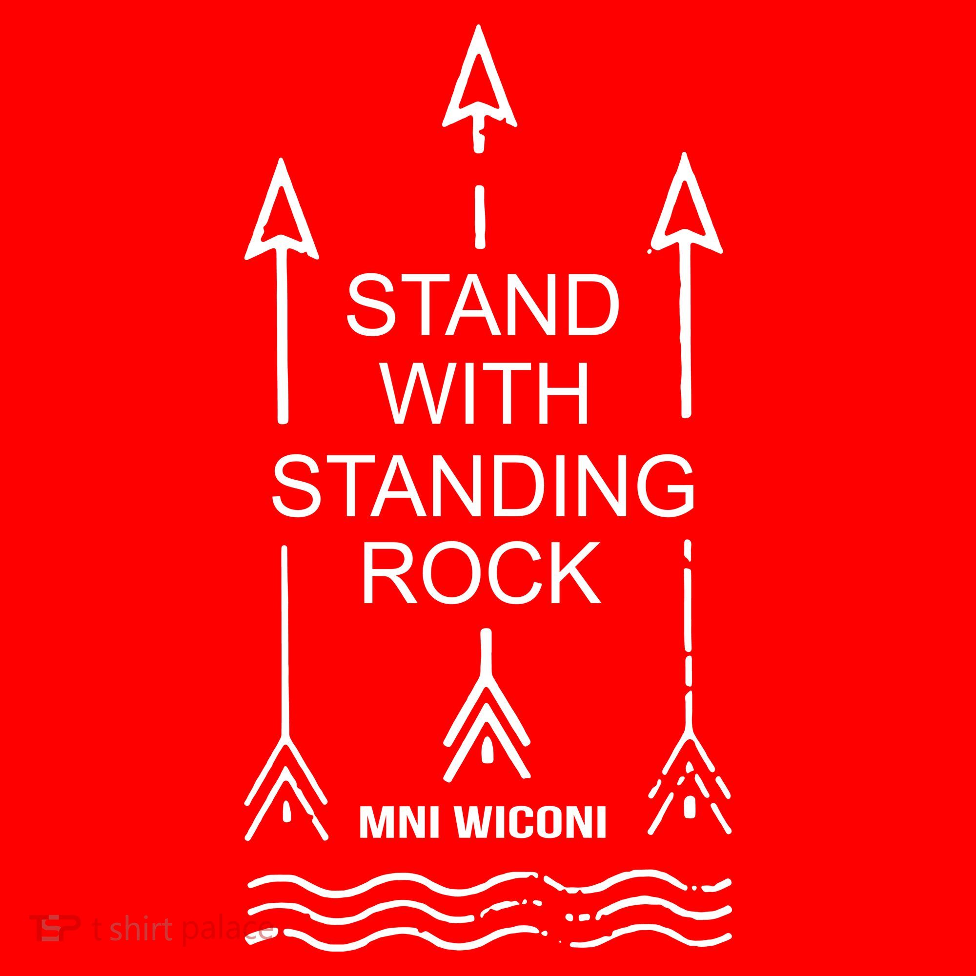 I Stand With Standing Rock Santa Hat