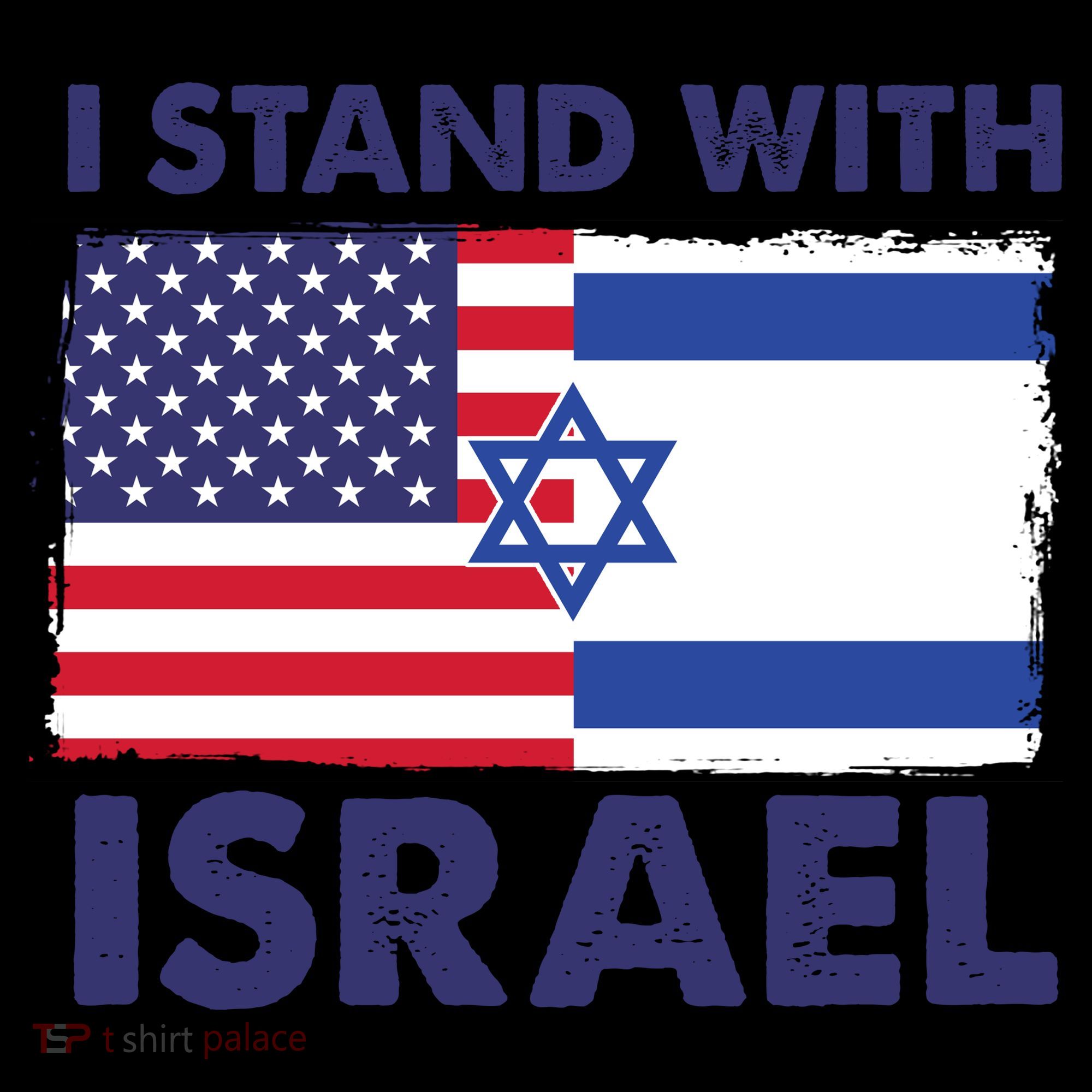 I Stand With Israel Usa Flag Coffee Mug