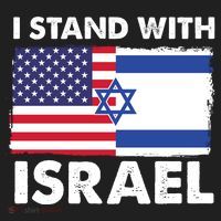 I Stand With Israel Usa Flag Beanie thumb 2