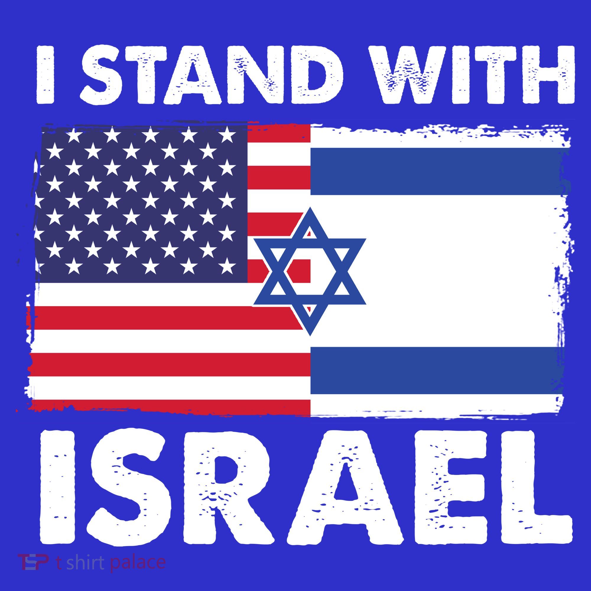 I Stand With Israel Usa Flag Kids Sweatshirt