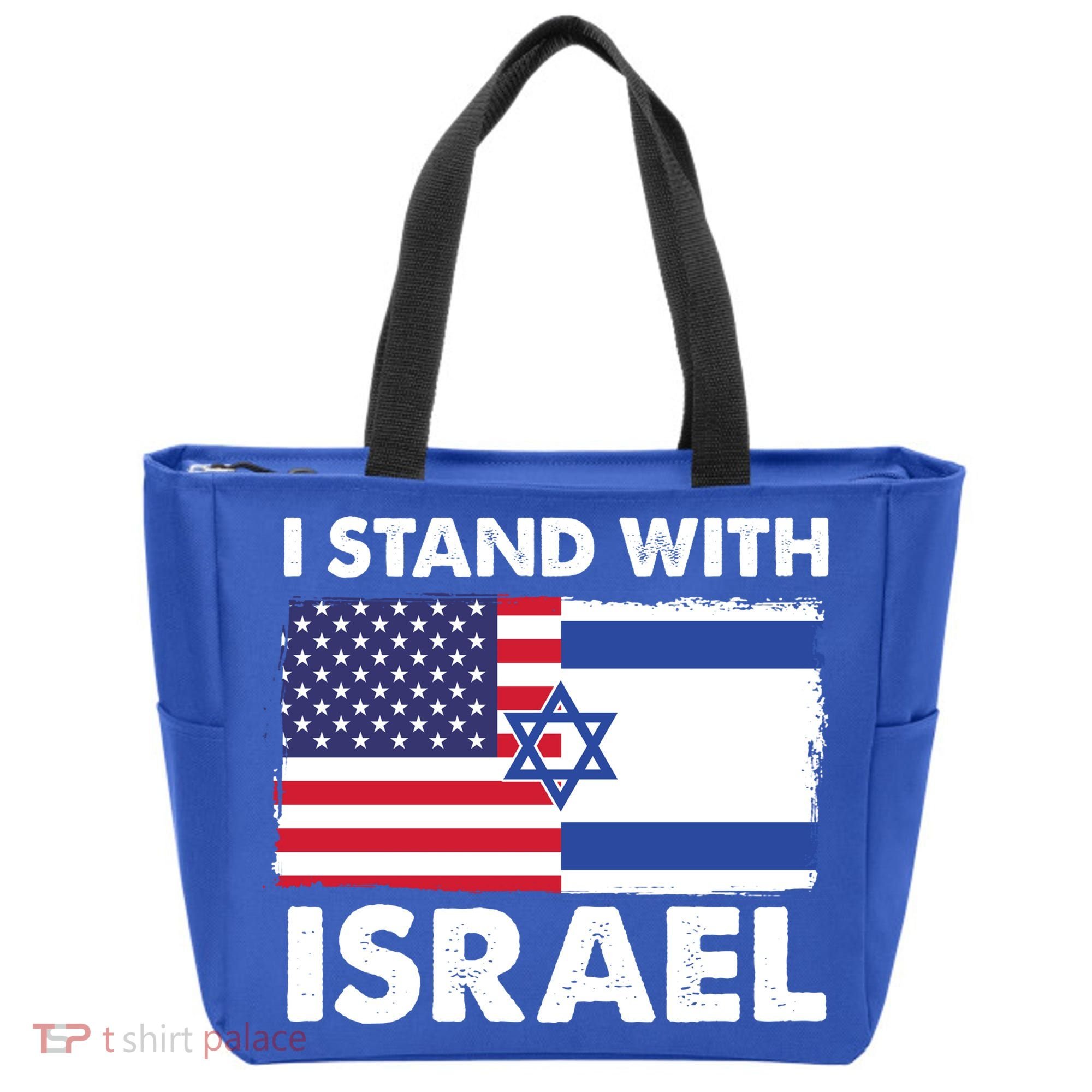 I Stand With Israel Usa Flag Tote Bag
