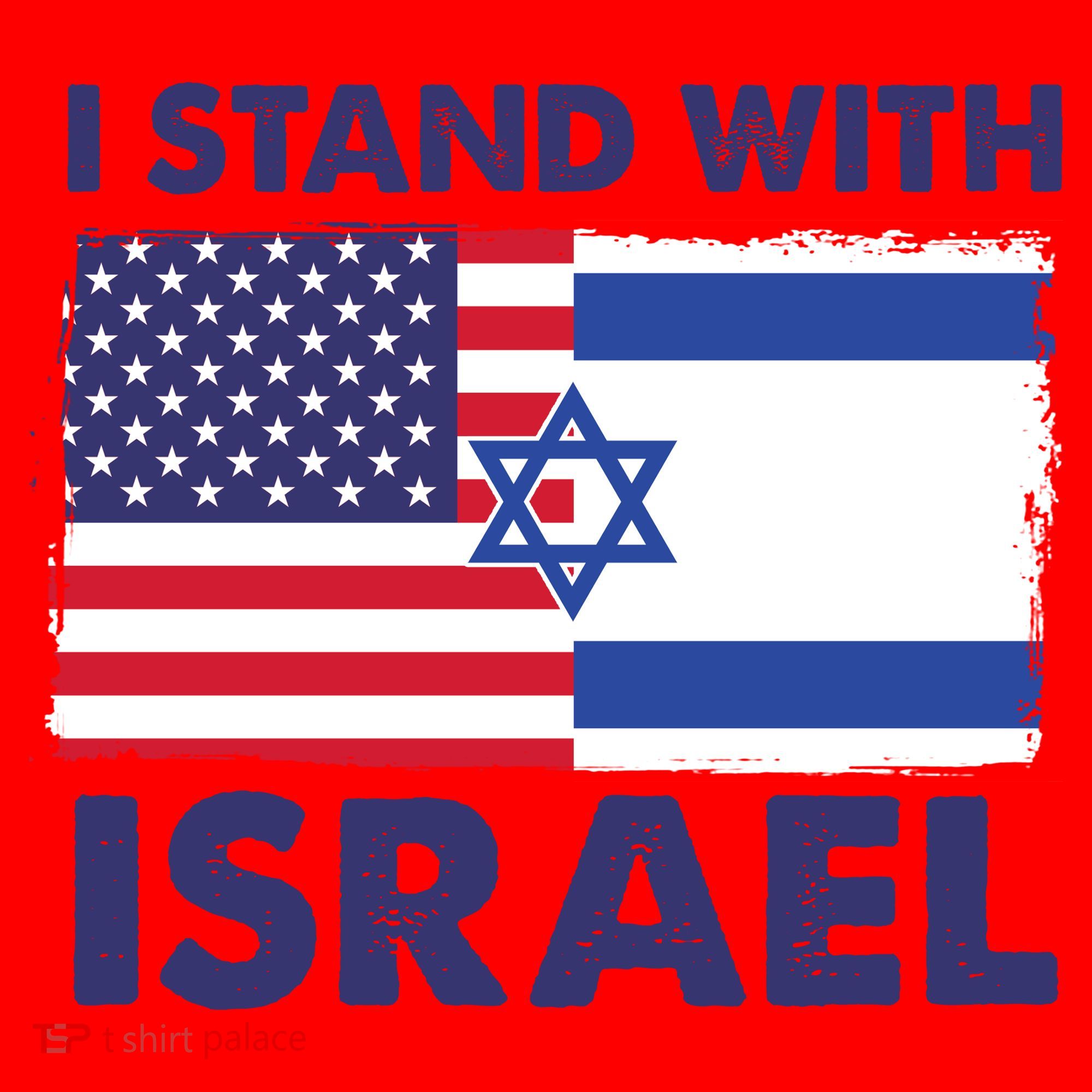 I Stand With Israel Usa Flag Santa Hat