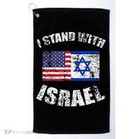 I Stand With Israel Golf Towel thumb 0