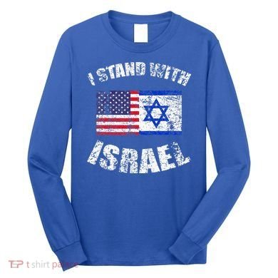 I Stand With Israel Long Sleeve Shirt