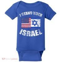 I Stand With Israel Baby Bodysuit thumb 0