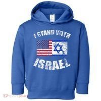 I Stand With Israel Toddler Hoodie thumb 0