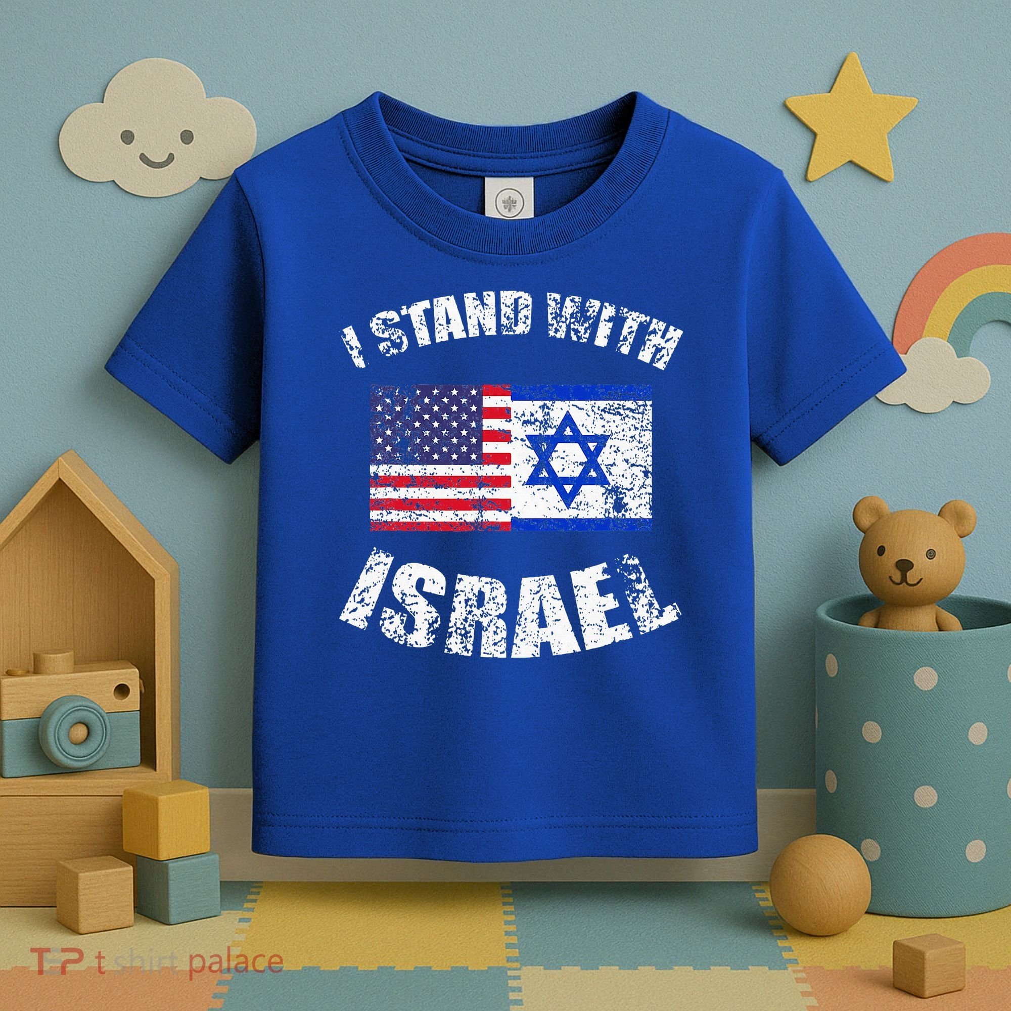 I Stand With Israel Toddler T-Shirt