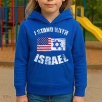 I Stand With Israel Kids Hoodie thumb 3