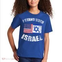 I Stand With Israel Kids T-Shirt thumb 2