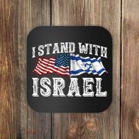 I Stand With Israel American Flag Coaster thumb 0