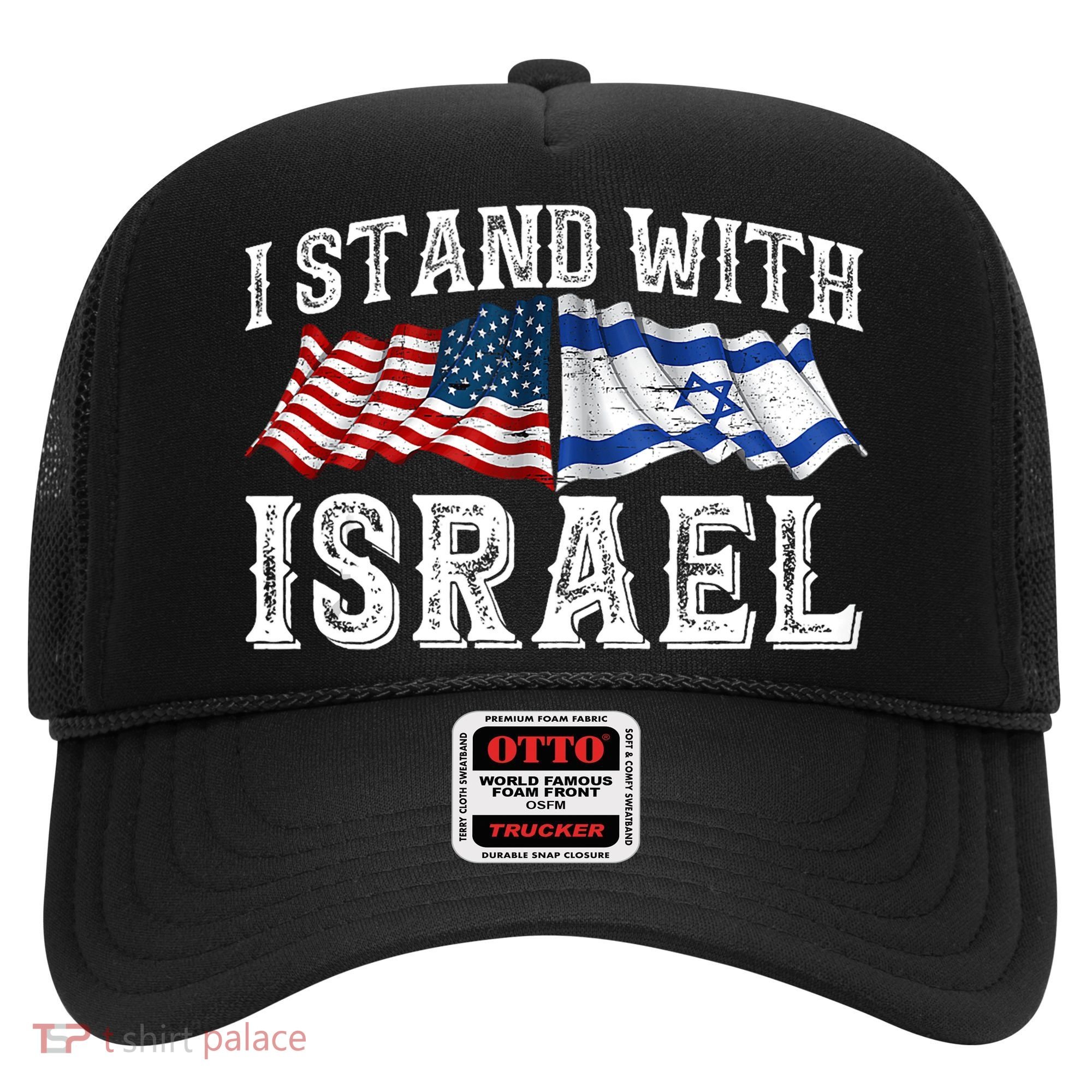I Stand With Israel American Flag Hat