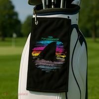 It's Shark Week Somewhere! Golf Towel thumb 2