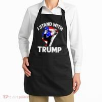 I Stand With Trump American Flag Apron thumb 2