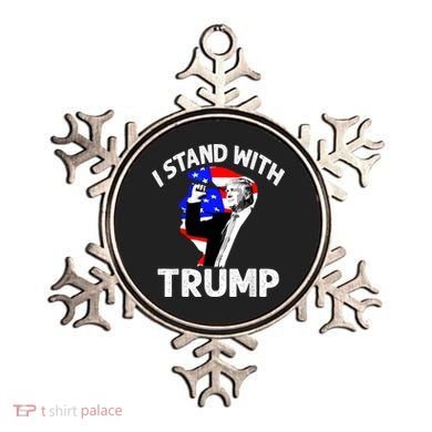 I Stand With Trump American Flag Ornament