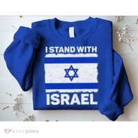 I Stand With Israel Israel Flag Patriotic Israel Sweatshirt thumb 2