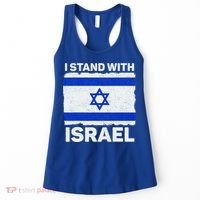 I Stand With Israel Israel Flag Patriotic Israel Women's Tank Top thumb 0
