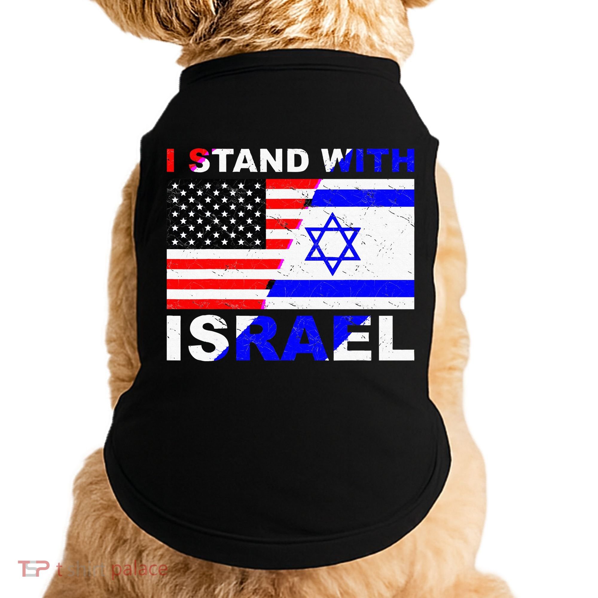 I Stand With Israel Israeli Palestinian Conflict Pro Israel Doggie Tank