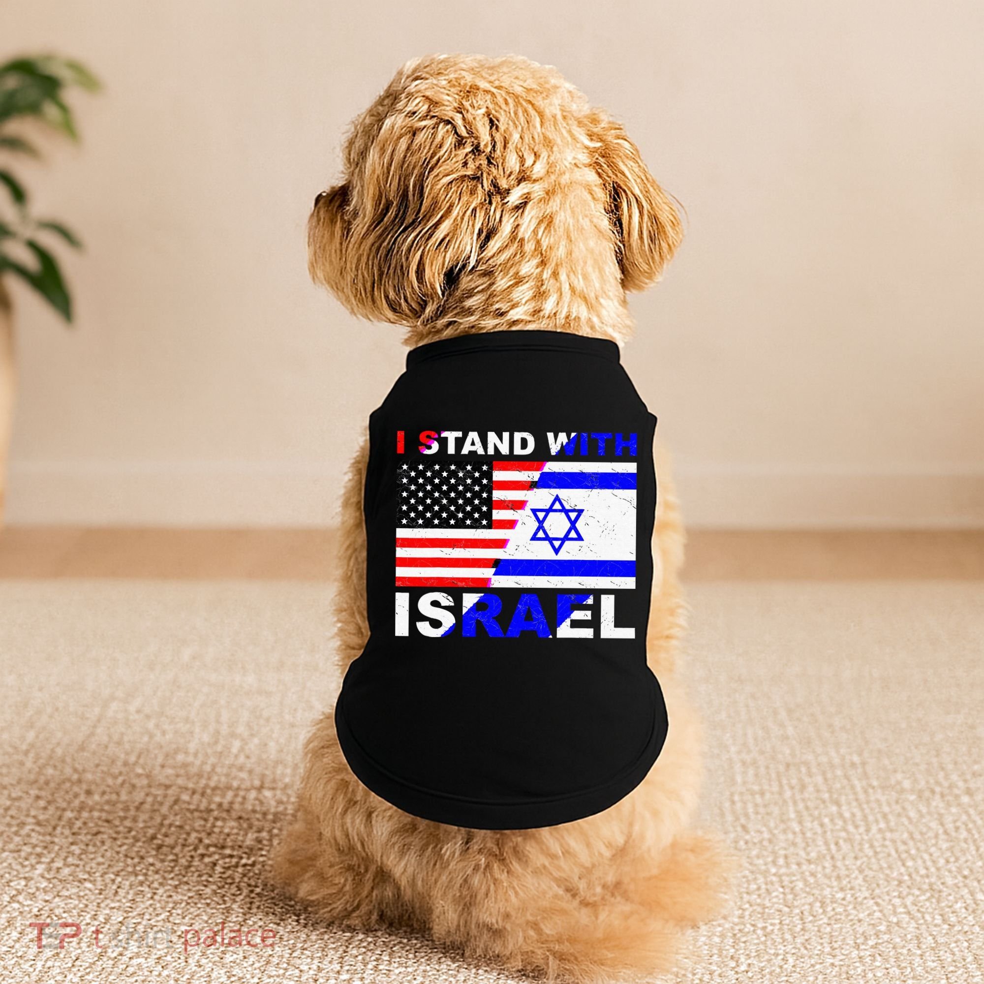 I Stand With Israel Israeli Palestinian Conflict Pro Israel Doggie Tank