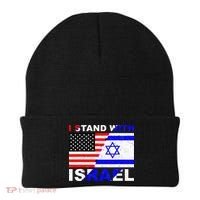 I Stand With Israel Israeli Palestinian Conflict Pro Israel Beanie thumb 0