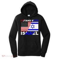 I Stand With Israel Israeli Palestinian Conflict Pro Israel Women's Hoodie thumb 0