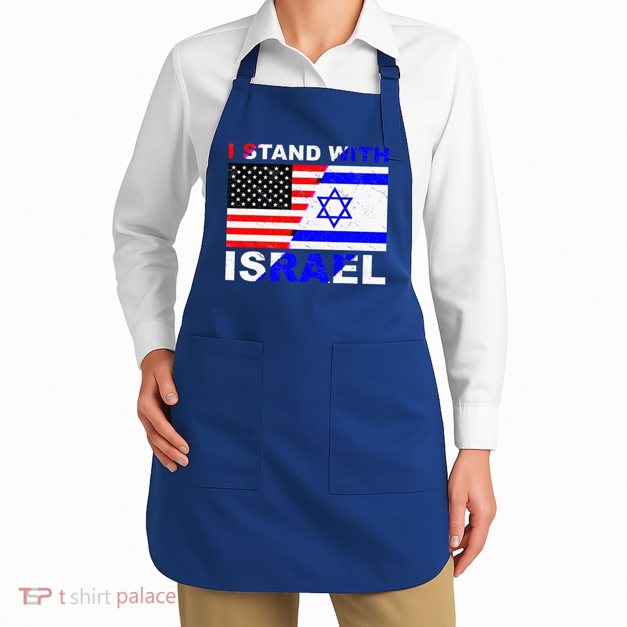 I Stand With Israel Israeli Palestinian Conflict Pro Israel Apron