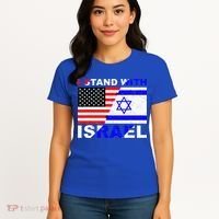 I Stand With Israel Israeli Palestinian Conflict Pro Israel Women's T-Shirt thumb 4